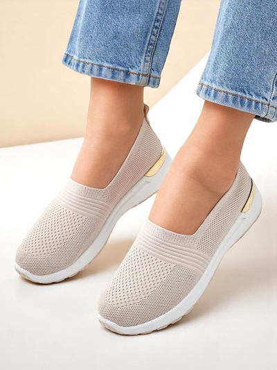 Pantofi slip-on din material pentru femei Royalfashion Perfeti