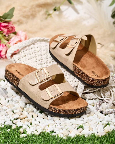 Royalfashion Flip-flops cu talpă plată Rolotta pentru femei