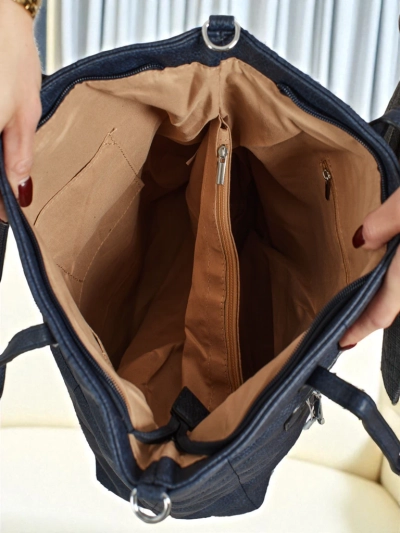 Geantă de damă shopper din piele ecologică Tessira