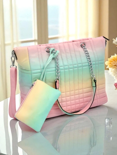 Royalfashion Geantă shopper mare de damă Ombre II