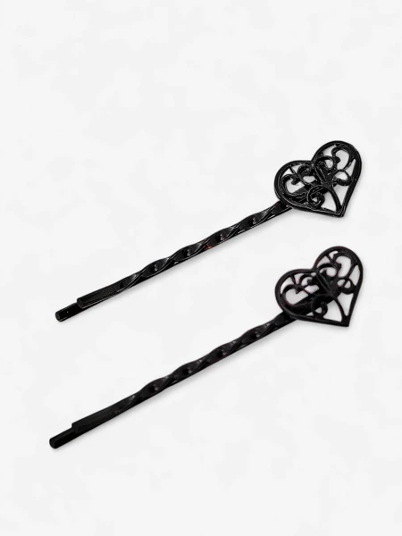 Royalfashion Agrafe de păr cu inimioare