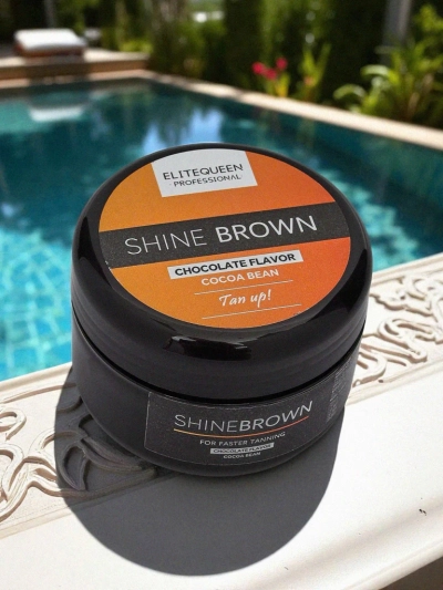 Crema Tanningowa Apollonia ShineBrown EliteQueen 100g Czekoladowa opalanie