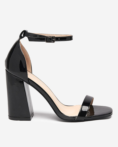 Sandale de dama negre pe post de Whopso - Incaltaminte