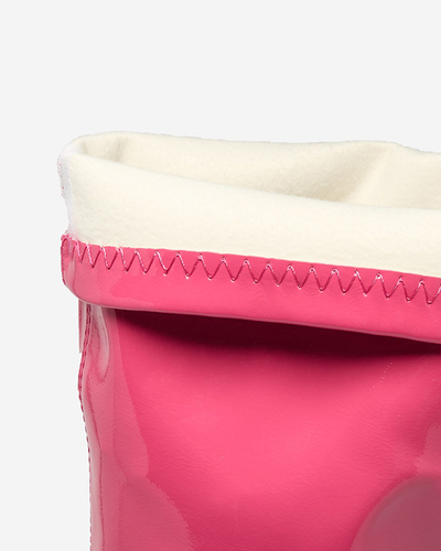 Royalfashion Cizme lăcuite până la genunchi pentru femei Latessco