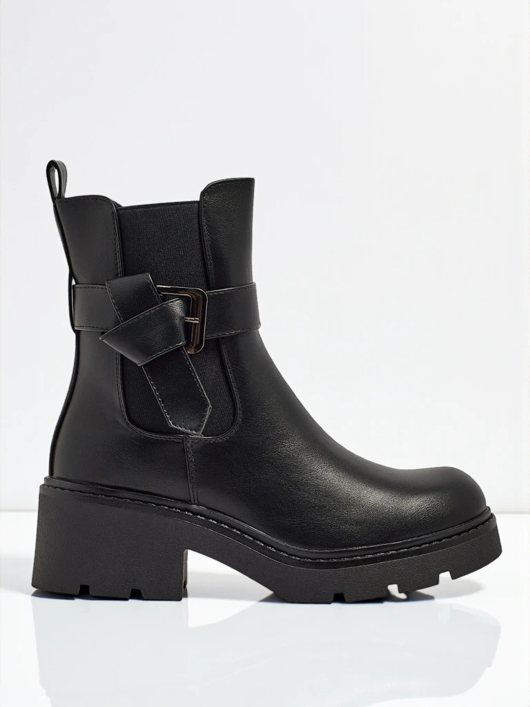 Botine de damă din piele ecologică Velri