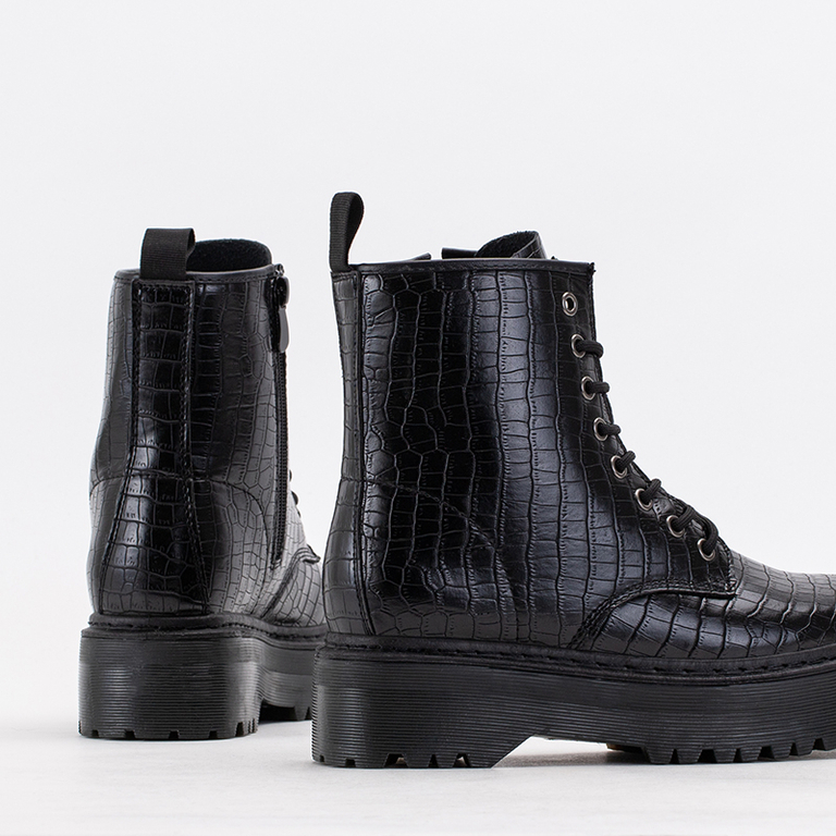 Poșete negre de damă cu imprimare Venseva - Încălțăminte