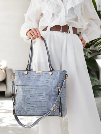 Geantă de damă Royalfashion din piele ecologică cu embossing