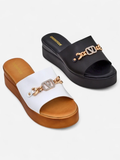 Sandale cu wedge pentru femei Royalfashion Dalimma