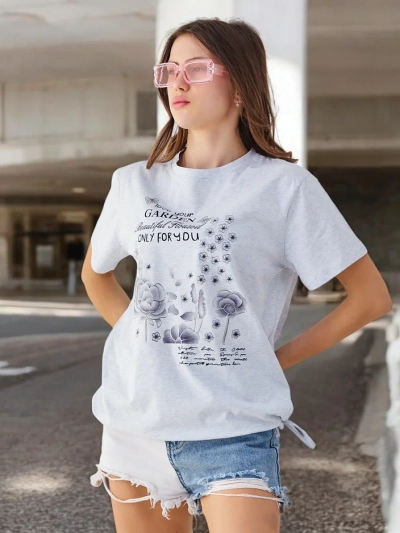Bluză din bumbac pentru femei Royalfashion cu inscripția
