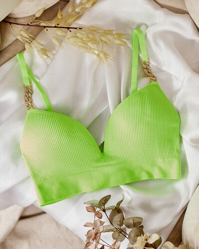 Royalfashion Sutien pentru femei cu bretele decorative