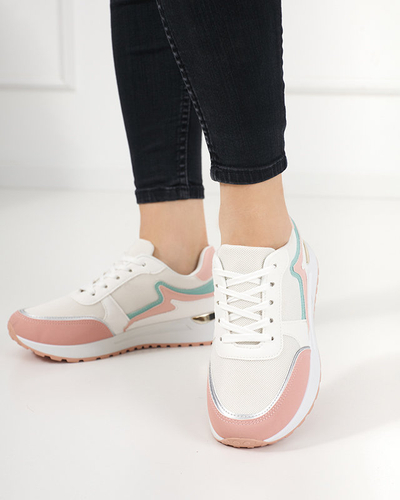 OUTLET Pantofi sport dama roz pastel by Delani - Incaltaminte