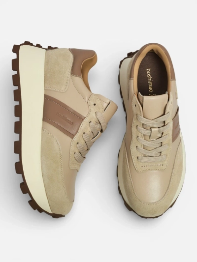 Sneakers sport damă din piele naturală Naterre