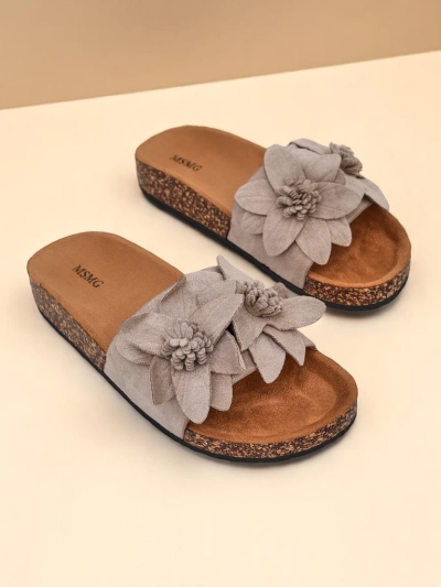 Papuci de plajă Royalfashion pentru femei cu flori Foules