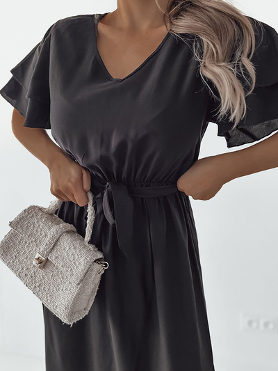 Royalfashion Rochie midi simplă pentru femei