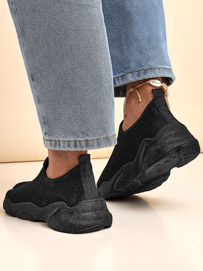 Royalfashion Wsuwane damskie materiałowe buty sportowe Flex Move