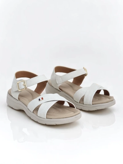 Sandale de damă Royalfashion Nirras cu toc plat