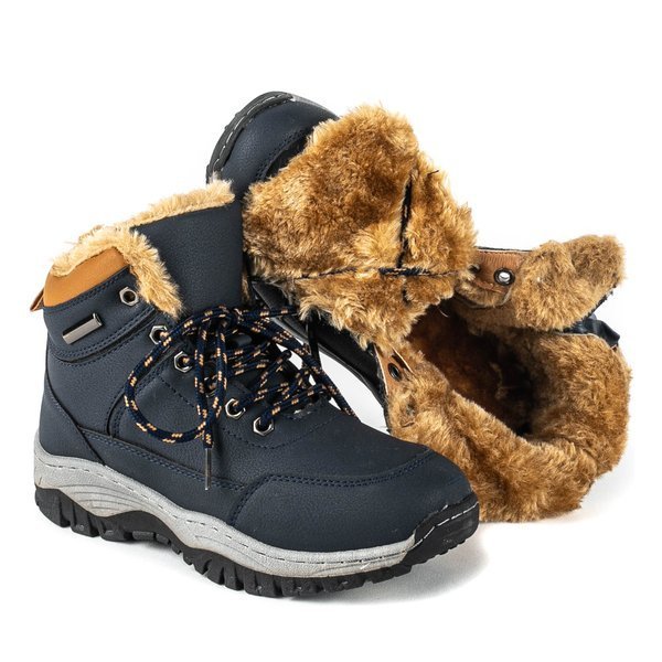 Cizme de iarnă Dang pentru bărbați, bleumarin - Încălțăminte