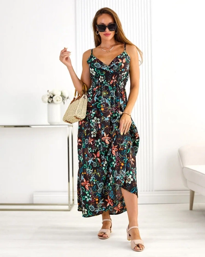 Royalfashion Rochie midi din bumbac pentru femei