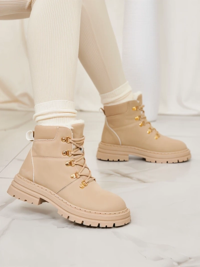 Royalfashion Trappers Develier bej pentru femei