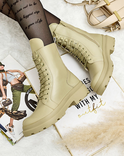 Royalfashion Cizme bagger pentru femei din piele ecologică Vederme