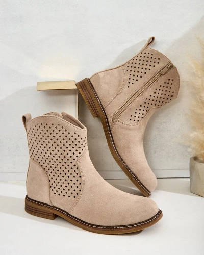 Royalfashion Cizme Toffas Openwork pentru femei