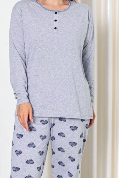 Set de pijama din bumbac pentru femei Royalfashion, MARIME MARE