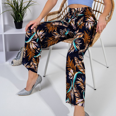 Pantaloni pentru femei multicolori - Îmbrăcăminte