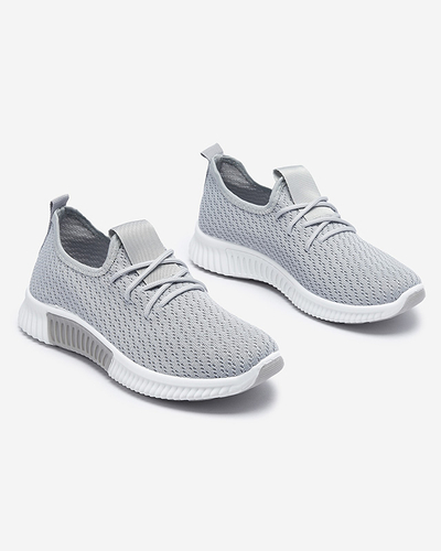 Pantofi sport din material textil pentru femei gri Vobbu- Footwear