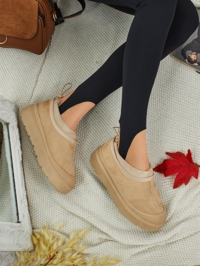 Botine scurte de damă tip snowboots Velisee