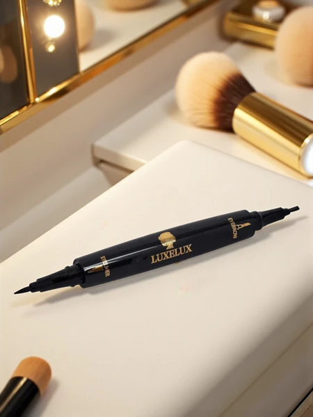 Luxelux Eyeliner și creion pentru sprâncene 2 în 1