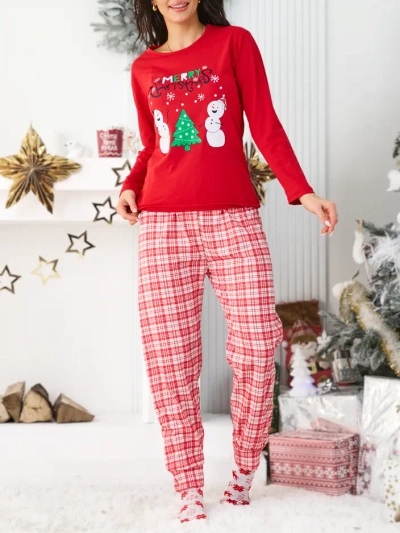 Royalfashion Pijamale de Crăciun din bumbac pentru femei