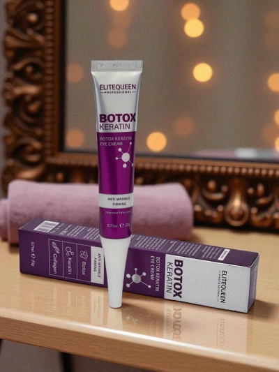CREMĂ DE OCHI BOTOX KERATINĂ – netezire și reducere a ridurilor