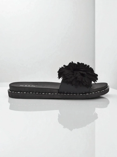 Royalfashion Damskie klapki na płaskiej podeszwie Flora Blide