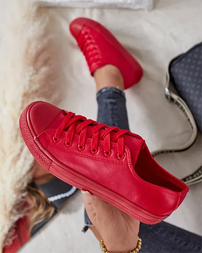 Royalfashion Adidași de damă din piele ecologică Navette