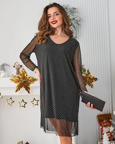 Rochie clasică pentru femei până la genunchi Royalfashion