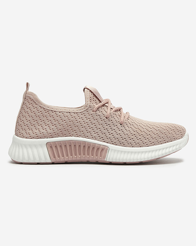 Pantofi sport din material textil pentru femei roz Vobbu- Footwear
