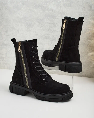 Royalfashion Cizme bagger înalte Uvilla pentru femei