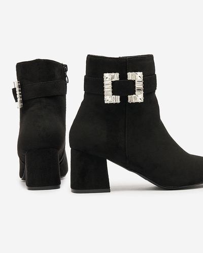 Royalfashion Cizme stiletto joase pentru femei negre Masemart