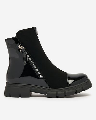 Royalfashion Cizme negre mate pentru femei Hedaheh