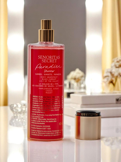 Senoritas Secret Body Mist Paradise Shimmer cu sclipici