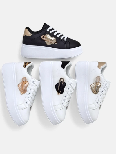 Royalfashion Adidași cu platformă pentru femei Lovig