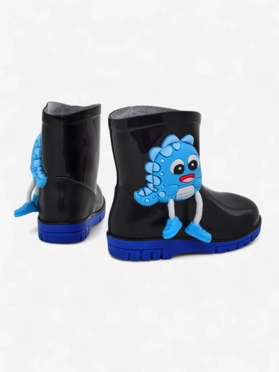 Cizme de ploaie pentru copii Royalfashion cu monstru Zeus