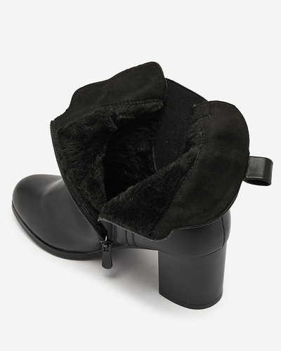 Royalfashion Cizme stiletto joase pentru femei Negru Nejery