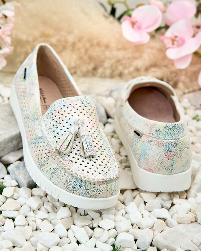 Royalfashion Mocasini traforați de damă Molaffa