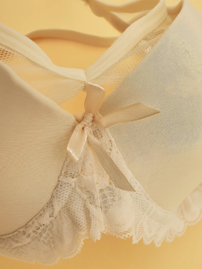 Royalfashion Sutien padded pentru femei cu plasă