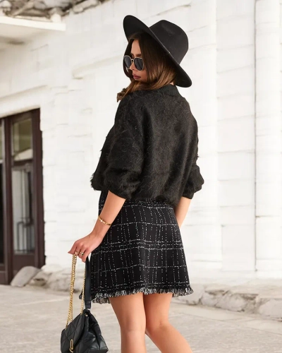 Royalfashion Fustă scurtă de damă cu imprimeu