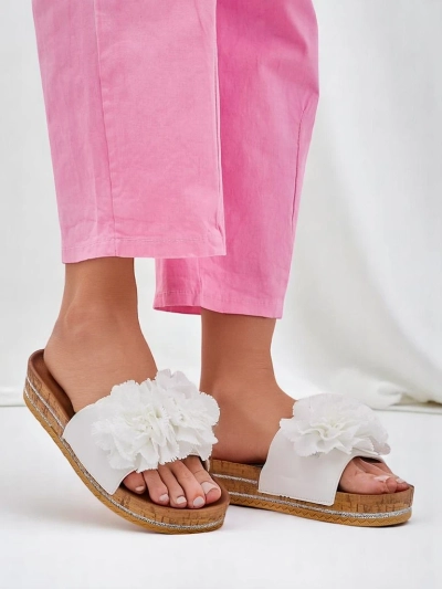 Papuci de femei Royalfashion cu flori Focce