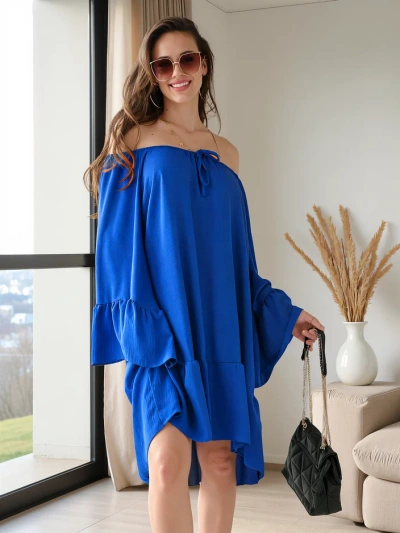 Rochie Royalfashion pentru femei în stil spaniol cu volane, oversized