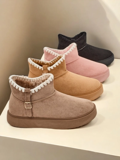 Royalfashion Ghete scurte de zăpadă pentru femei în stilul Ewioz