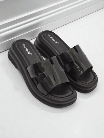 Royalfashion Damskie klapki na grubszej podeszwie Nova Gloss